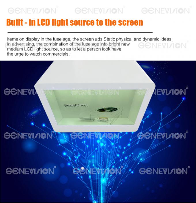 32 Inch Lcd Transparent Display Advertising Box / Lcd Video Showcase