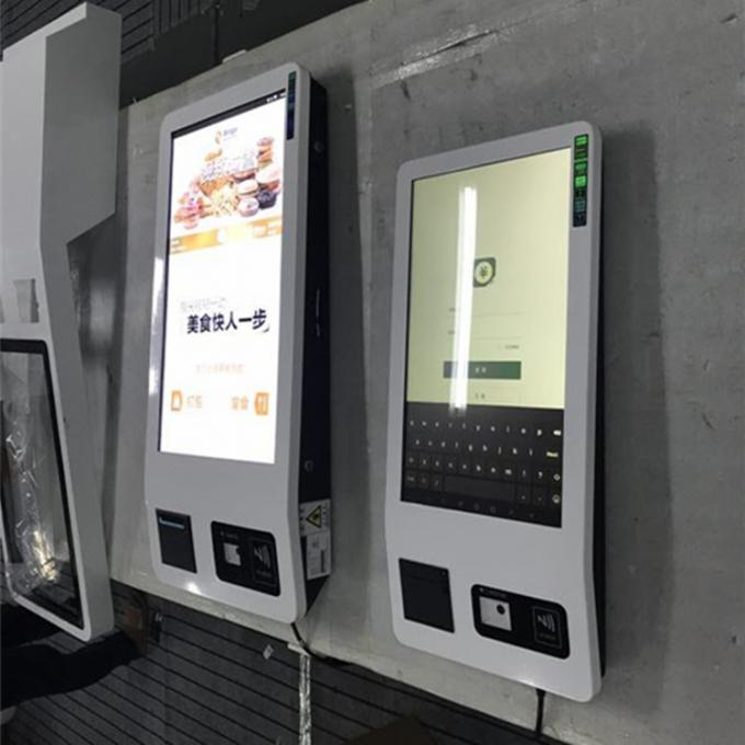 Automatic Ordering Self Service Digital Kiosks Touch Screen 32 Inch