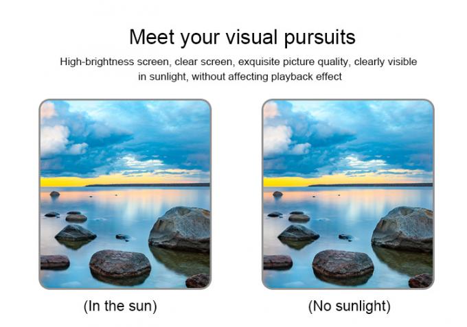 Airport Horizontal Outdoor Digital Signage Nano Touch Screen Display With 4G