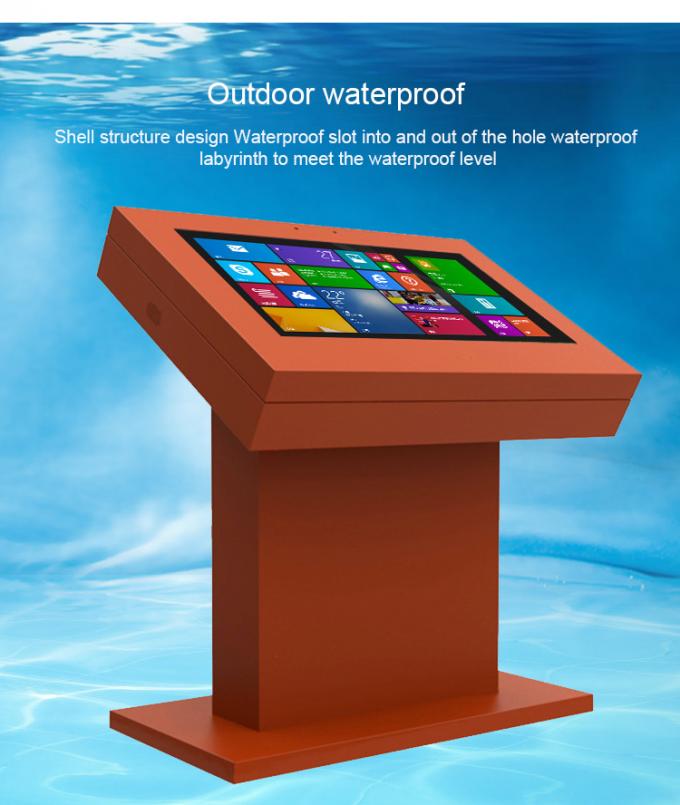 Airport Horizontal Outdoor Digital Signage Nano Touch Screen Display With 4G