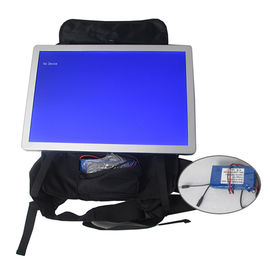 18.5 Inch Backpack Highlight Stand Alone Kiosk External Outdoor Digital Signage Built In Battery