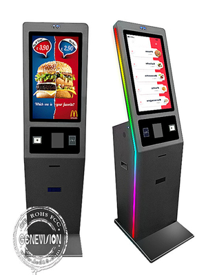 27 Inch Automated Vending Self Service Kiosk With Facial Recognition Camera