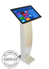 21.5 Inch floor standing network multi touch Kiosk Digital Signage All in one PC windows operating system