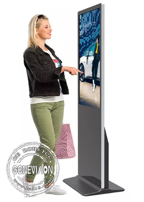 55 65 Inch AR Glass Touch Screen Kiosk , HDMI Input Android 4K Digital Signage Kiosk