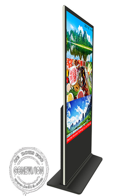 65&quot; 75&quot; 85&quot; Indoor Floor Standing Android 11 OS 4K Mall Advertising Kiosk Digital Signage Totem