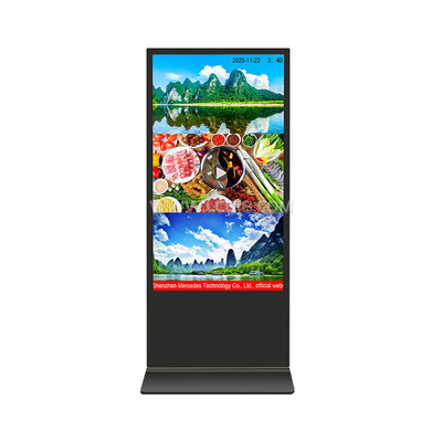 65&quot; 75&quot; 85&quot; Indoor Floor Standing Android 11 OS 4K Mall Advertising Kiosk Digital Signage Totem