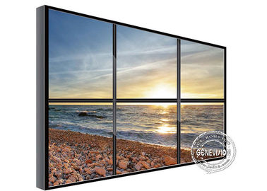 HD Super Wide LCD Digital Signage Video Wall Ultra Narrow Bezel for Public Places