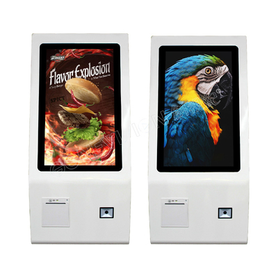 Desktop and Wall Two Mounted Tablets With Self Service Payment