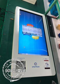 Korea Market 32 Inch Infrared Touch LCD Self Service Kiosk Windows Cash Receiver Payment Kiosk