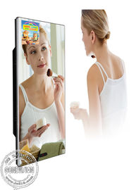 Washroom Magic Mirror Digital Signage Advertising Screen LCD TV Screen Video Advertisement Display With Motion Sensor
