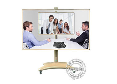 86 Inch Interactive Touch Screen Whiteboard I3 I5 I7 OPS PC Inbuilt Camera Microphone Speaker Video Conference System