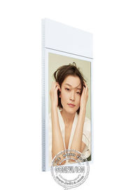 Super Slim Wall Mount LCD Display High Brightness 700 Nits Ceiling Hanging Double Sided Advertising Screen