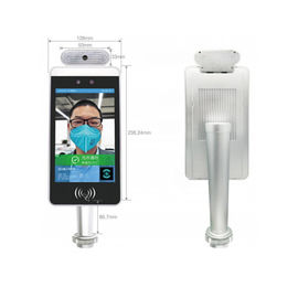 EU Health Code Identification Smart Facial Recognition Thermometer Body Mask Temperature Detection