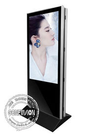 Hd Screen Wireless Digital Signage 65 Inch 4g Double Sided Pcap Foil Touch Screen Kiosk