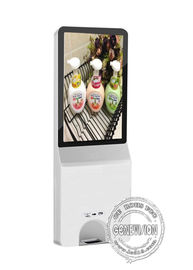 21.5 Inch Touch Screen Kiosk LCD Digital Billboard With 1000ML gel Automatic Hand Sanitizer Dispenser LCD Display