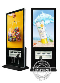Android 4G 5G Advertising Digital Signage Mobile Phone Wireless And USB Charging Station For Airport