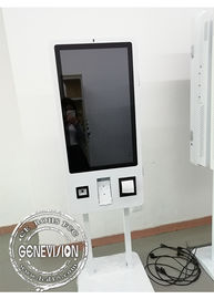 32 Inch Self Service Payment Terminal Food Kiosk 1920 * 1080 Resolution With 5MP Camera