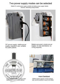 Temperature Detector Camera Kiosk Digital Signage 21.5 Inch With Hand Disinfectant Sanitizer Gel Alcohol Dispenser