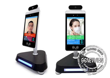 Fever Alarm EU Health Code Facial Recognition Thermometer Smart Pass LCD Screen Digital Signage
