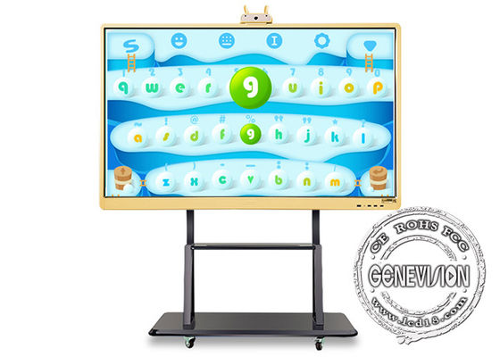 Wall Mounted AG Glass 400 Nits Touch Screen Whiteboard