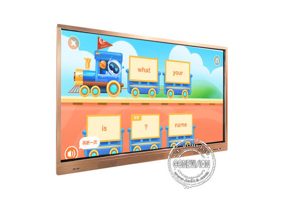 75 Inch Dual System Smart Board Touch Screen IR Interactive Whiteboard