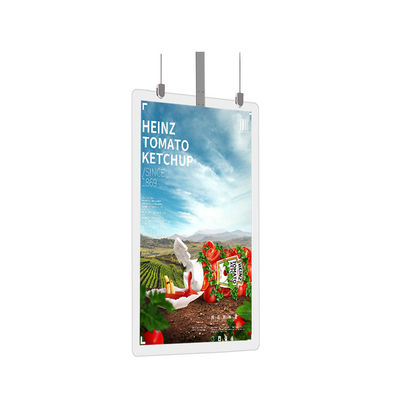 Ceiling Mounted Double Sided 1.98mm Thickness WiFi Digital Signage