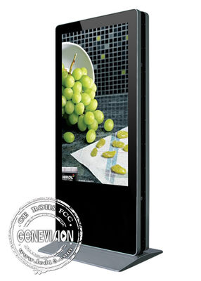 Double Sided 65&quot; 75&quot; 85&quot; Touch Screen Kiosk With Face Recognition Camera
