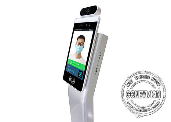8&quot; EU Health Code Scanner AI Camera Smart Pass LCD Screen With Temperature Detection Sensor