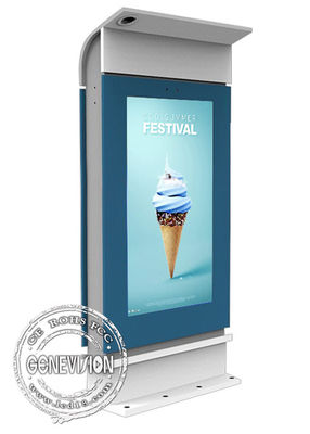 70&quot; Double Sided IP65 Digital Signage Kiosk With Web Camera