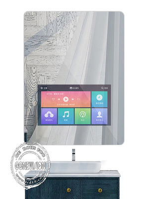 21.5 Inch Motion Sensor Touch Screen Washroom LED Mirror