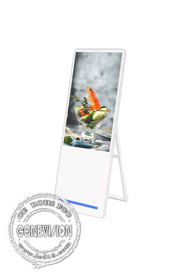 43 Inch Floor Standing Foldable Portable LCD Digital Signage Menu Boards