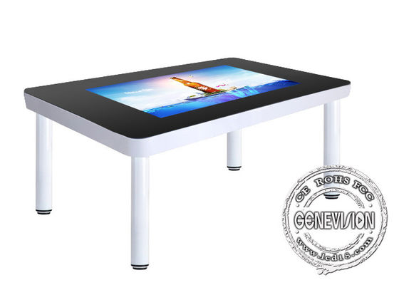 Movable WiFi Support LCD Touch Screen Table 1920x1080 For Sitting Room
