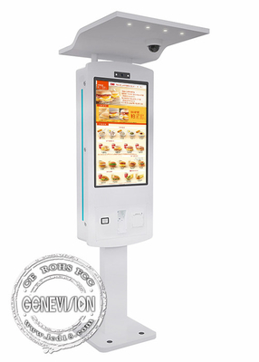 2000 Nits 32&quot; Self Service Kiosk With POS Terminal