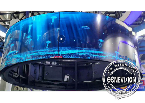 LG 55&quot; Self Backlight Double Sided Flexible Curved OLED Video Wall