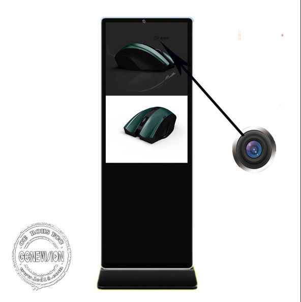 Windows 10 Operate System Floor Digital Signage 55 Inch With Camera For