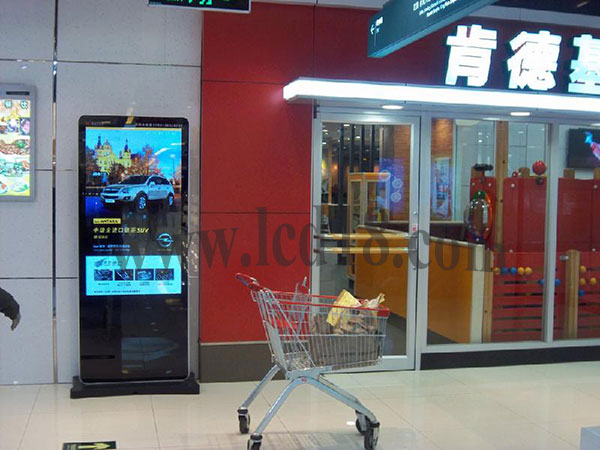 Full HD Video Kiosk Digital Signage for Shopping Mall , IR Remote