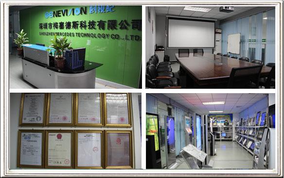 Digital Signage Split Screen TFT Split Screen 3G Kiosk Digital Signage 15inch , 8ms Responsive Time