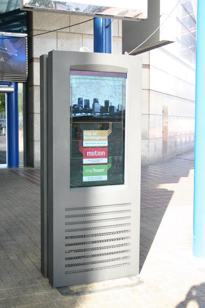 49 Inch Digital Signage Kiosks High Brightness Advertisement Outdoor Lcd Display