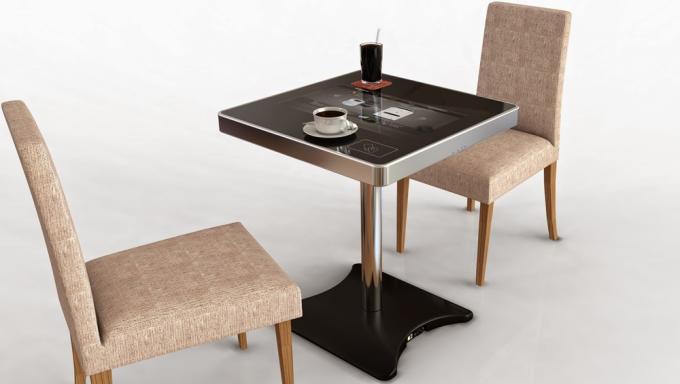 High Brightness 22 Inch LCD Coffee Touch Table Android Os Foil Type 0