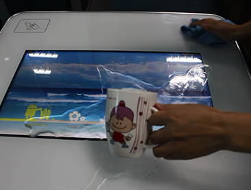High Brightness 22 Inch LCD Coffee Touch Table Android Os Foil Type 2