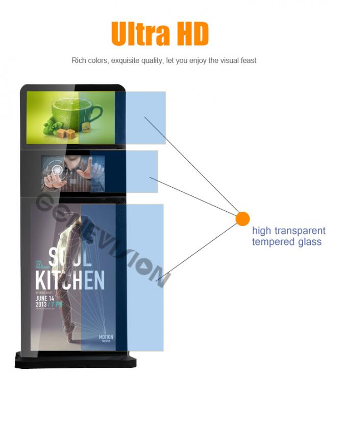 Indoor 32 Inch Lcd Advertising Player Touch Screen Kiosk Digital ...