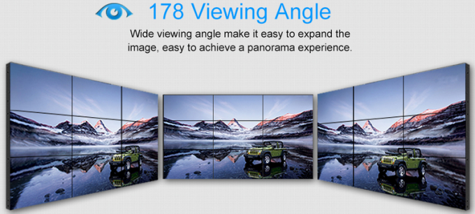 55" Daisy Chain Samsung 3.5mm Bezel Digital Signage Video Wall, 500cd / m2 Big Screen Wall  input 0