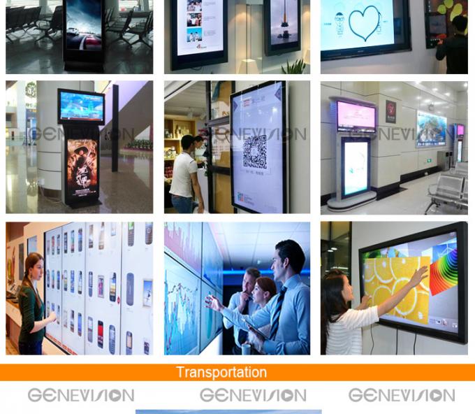 China manufacturer HD screens Stand alone or Android Networking free standing digital signage dual screen kiosk