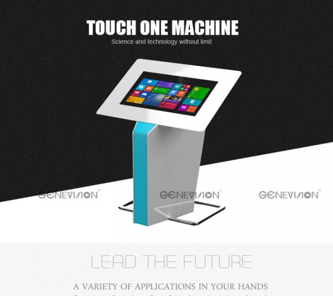 Mall Touch Screen Kiosk Machine Infrared Touch Capacitive digital signage all in one pc advertising  interactive