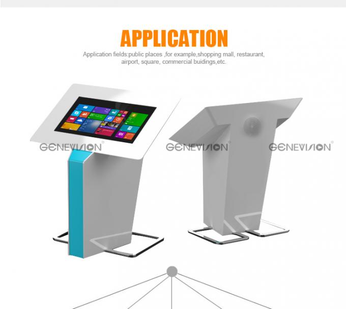 Mall Touch Screen Kiosk Machine Infrared Touch Capacitive digital signage all in one pc advertising  interactive
