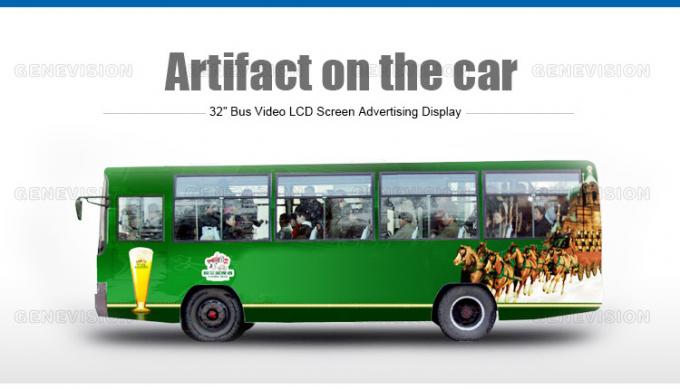 19 inch Roof Mount Bus Digital Signage Android WIFI 4G GPS LCD Bus Advertising Screen 1