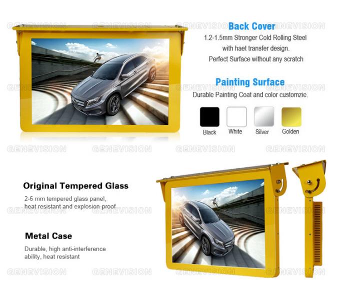 19 inch Roof Mount Bus Digital Signage Android WIFI 4G GPS LCD Bus Advertising Screen 2