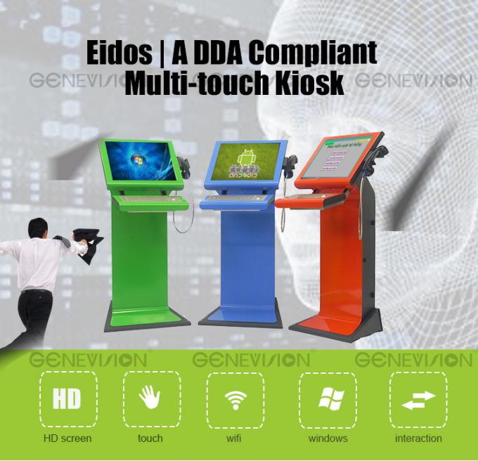 Touch Screen Call Box Interactive Call Center 21.5 Inch Smart Touch Screen Kiosk Hospital ...