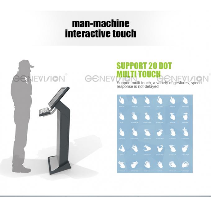 Touch Screen Call Box Interactive Call Center 21.5 Inch Smart Touch Screen Kiosk Hospital ...