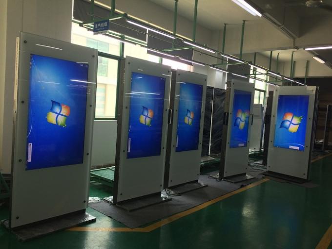 Mass Production of 55inch Dual Screens Interactive Kiosk Windows OS Capacitive Touch Totem